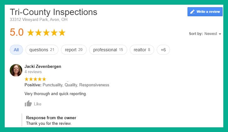 Home Inspector Review