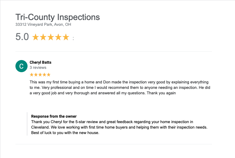 Cleveland Home Inspection