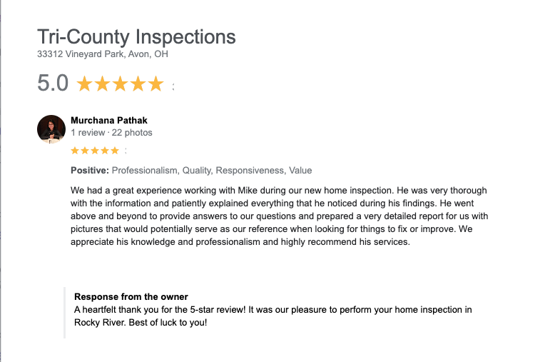 Rocky River Home Inspection