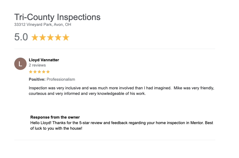 Menor Home Inspection Review