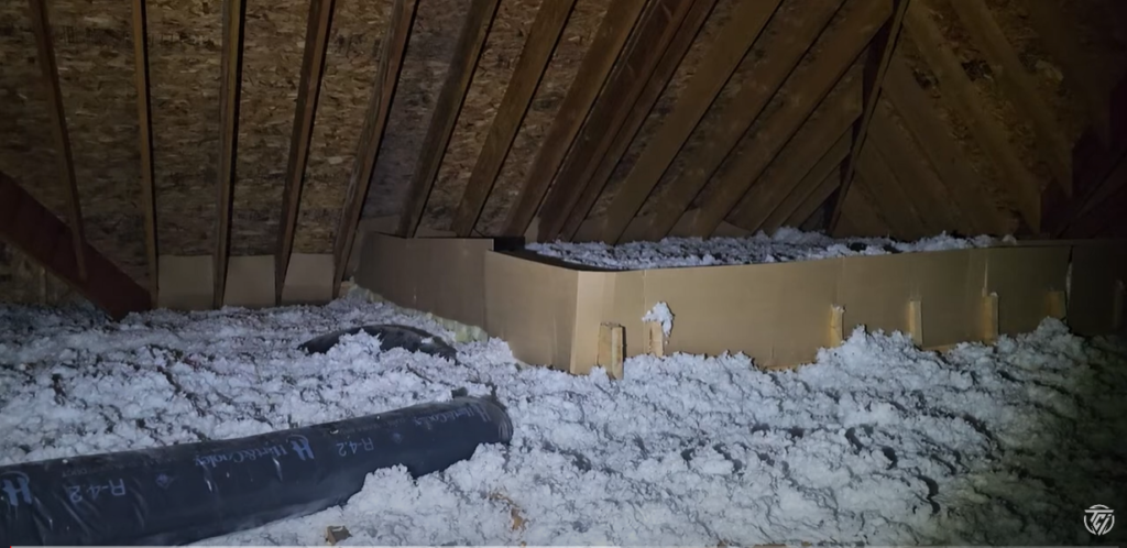 Prelisting Inspection reveals mold in attic